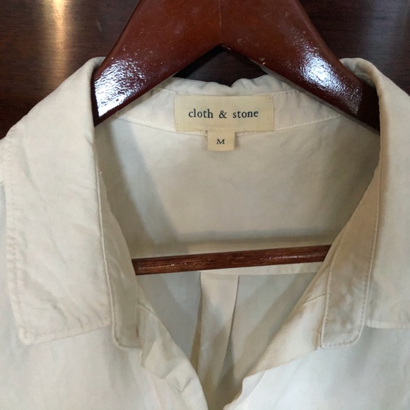 Cloth & Stone Light Button-Down Tank - Picture 3 of 7